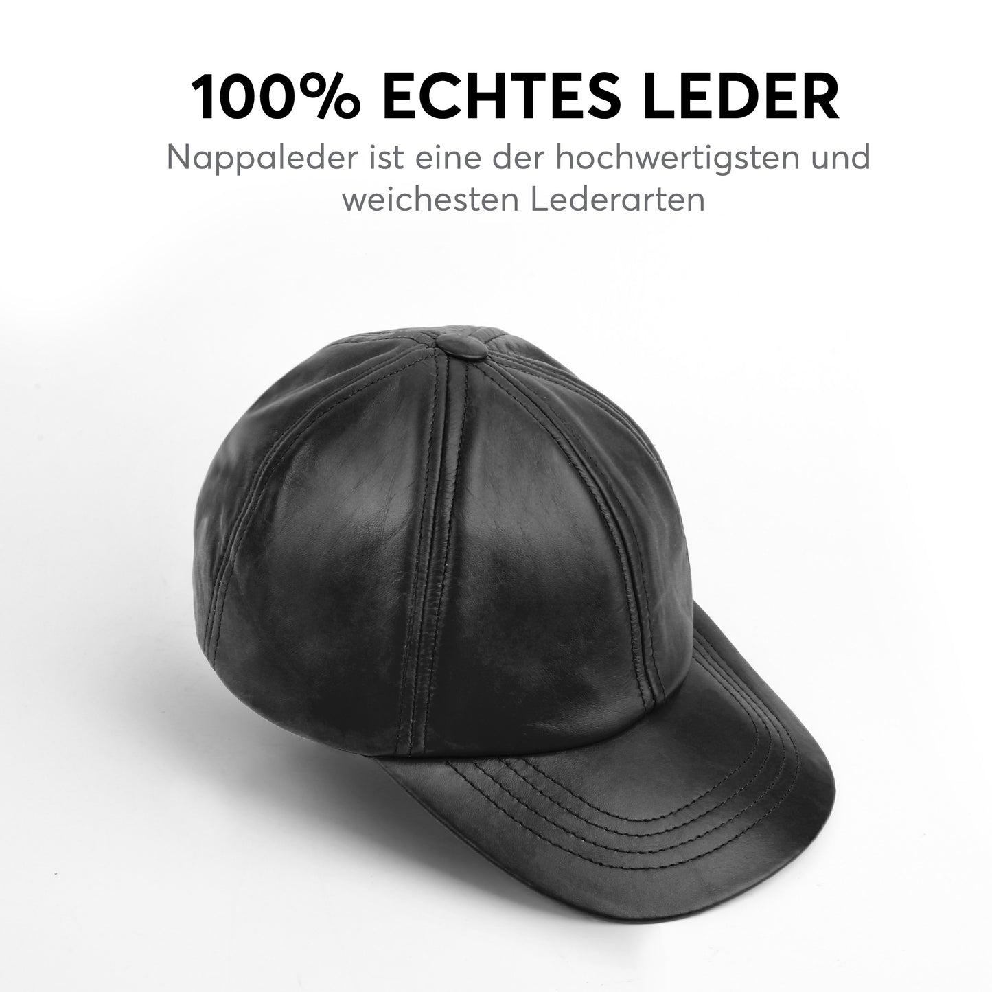 Ledercap - Baseballkappe