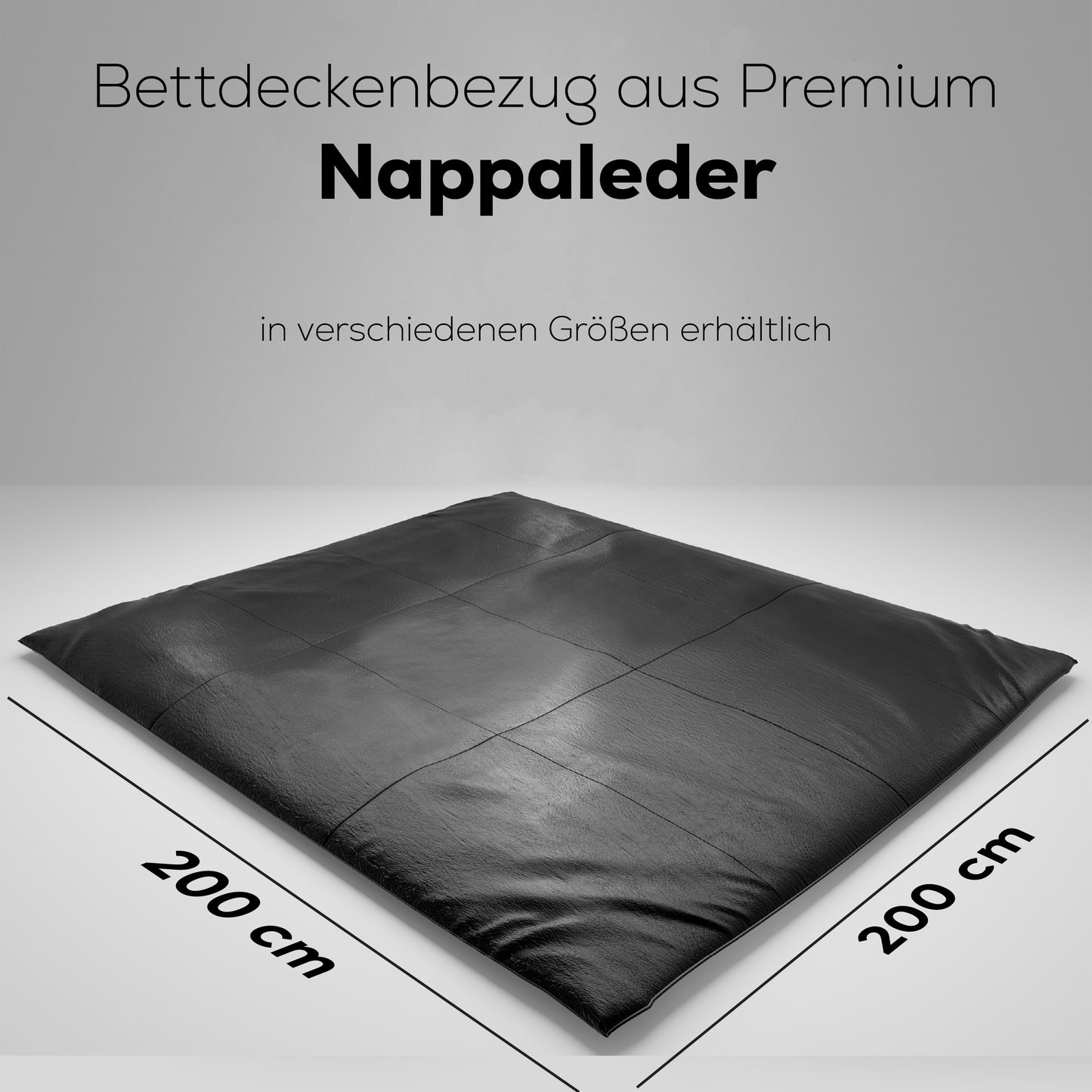 Bettdeckenbezug aus Nappaleder