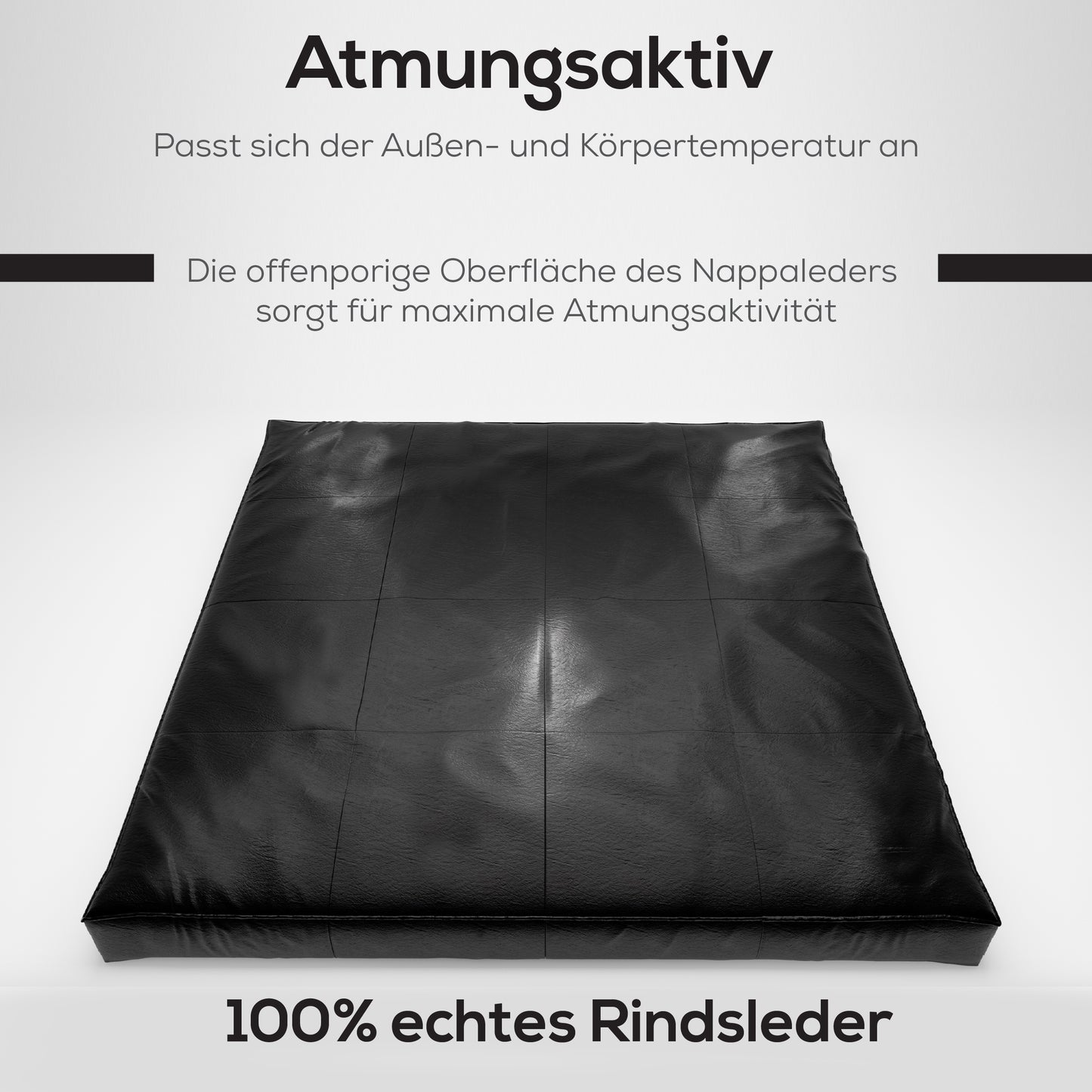 Matratzenbezug aus Nappaleder