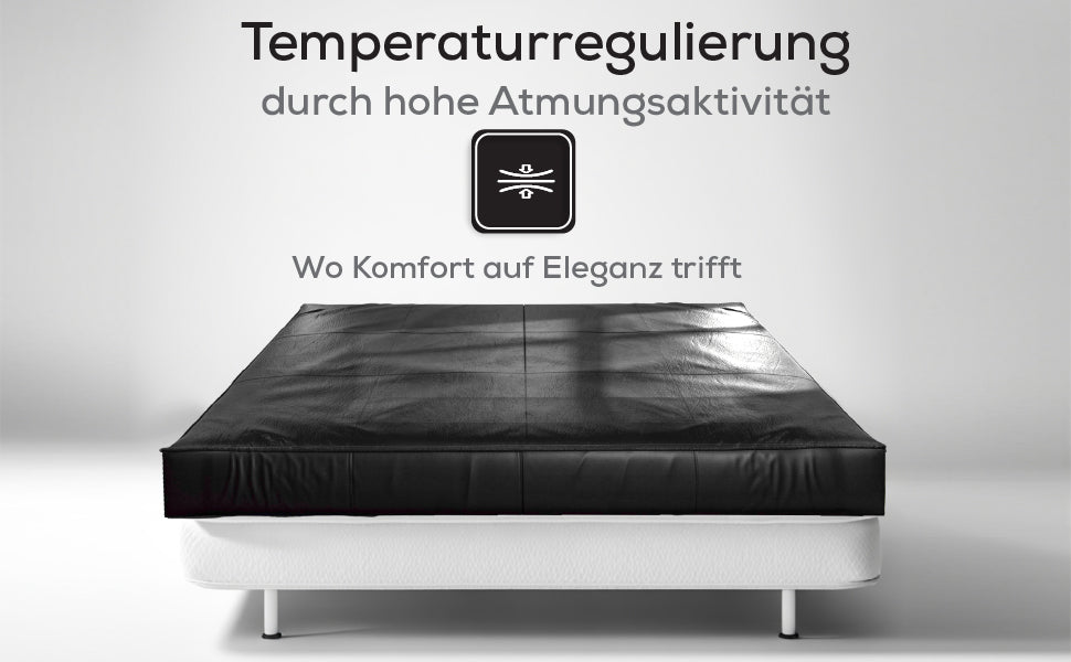 Matratzenbezug aus Nappaleder