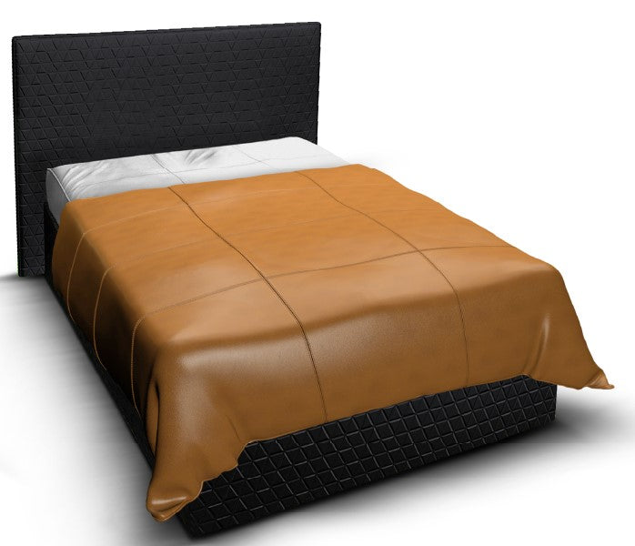 Bettdeckenbezug aus Nappaleder