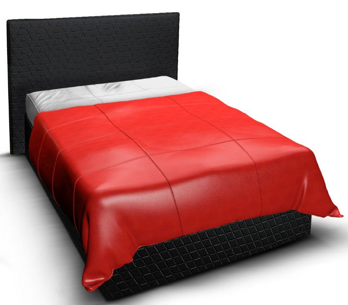 Bettdeckenbezug aus Nappaleder